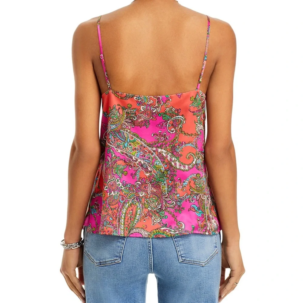 L’Agence Jane Paisley Silk Top - Picture 6 of 7